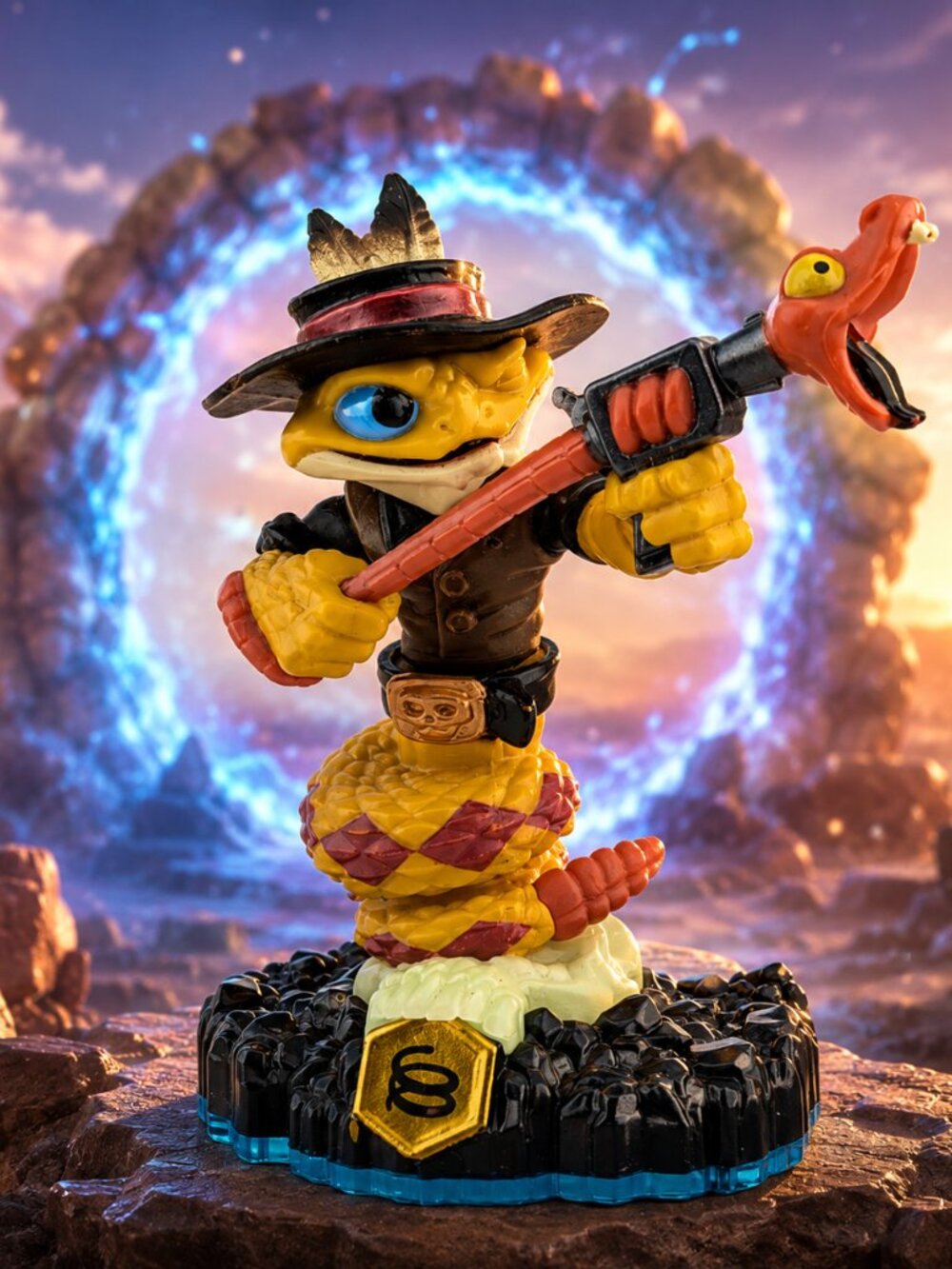 Rattle Shake Skylanders Swap Force Figure – Undead Snake